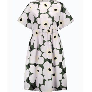 NWT Marimekko Siloinen Pieni Unikko 2 Dress - Green/Lavender